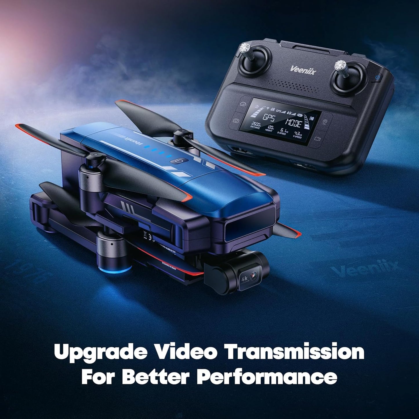 Drone V11PRO with 8K Camera for Adults, 3-Axis Gimbal Drones with 4K/30fps Video (AMERICAN)