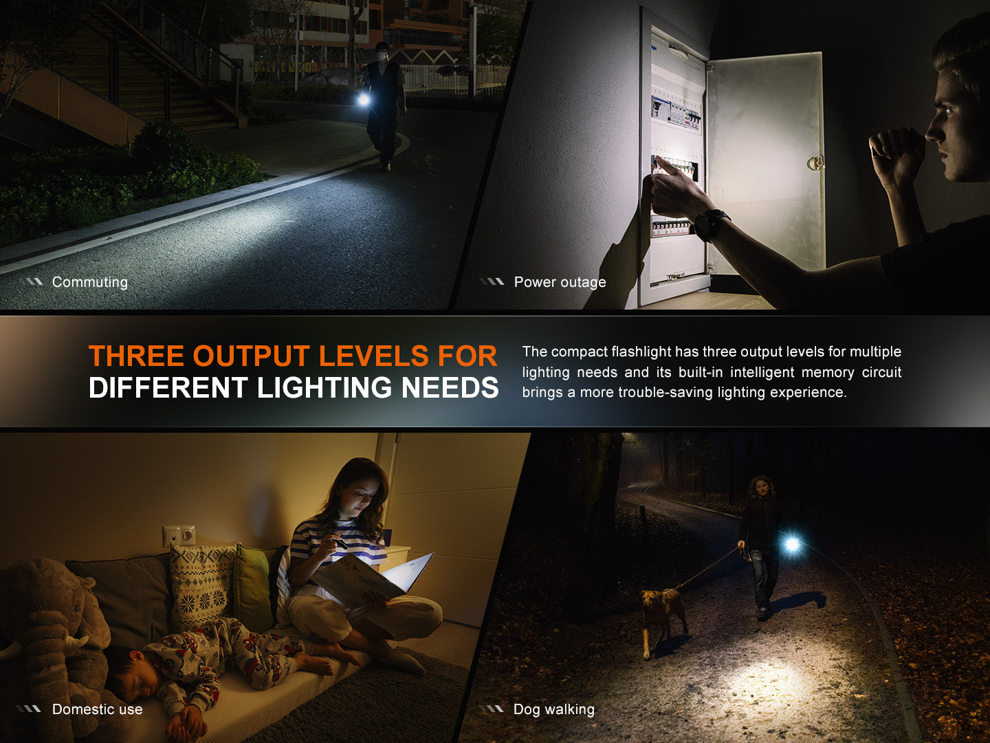 Flashlight AA (Pocket) E12 V3 (Memory) EDC by Fenix
