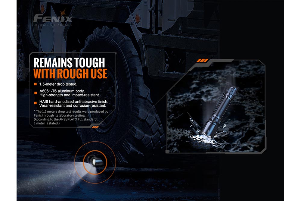 Flashlight LED TK20R V2.0 Rechargeable/Waterproof - 3000 Lumens by Fenix