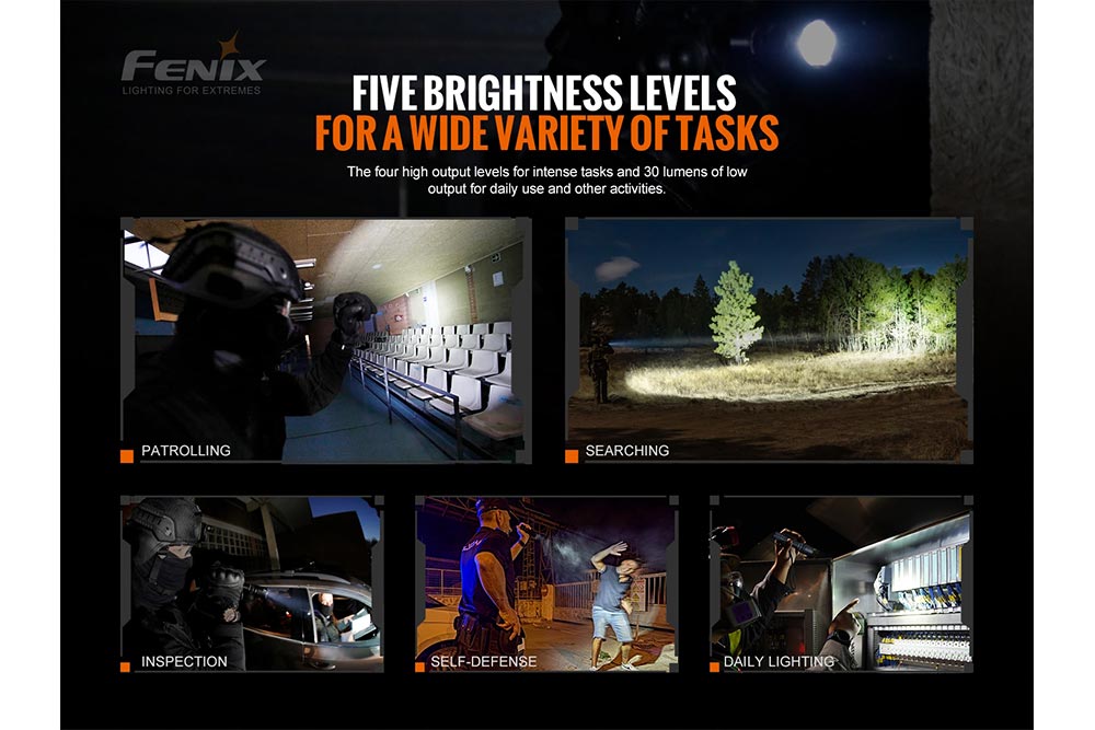 Flashlight LED TK20R V2.0 Rechargeable/Waterproof - 3000 Lumens by Fenix