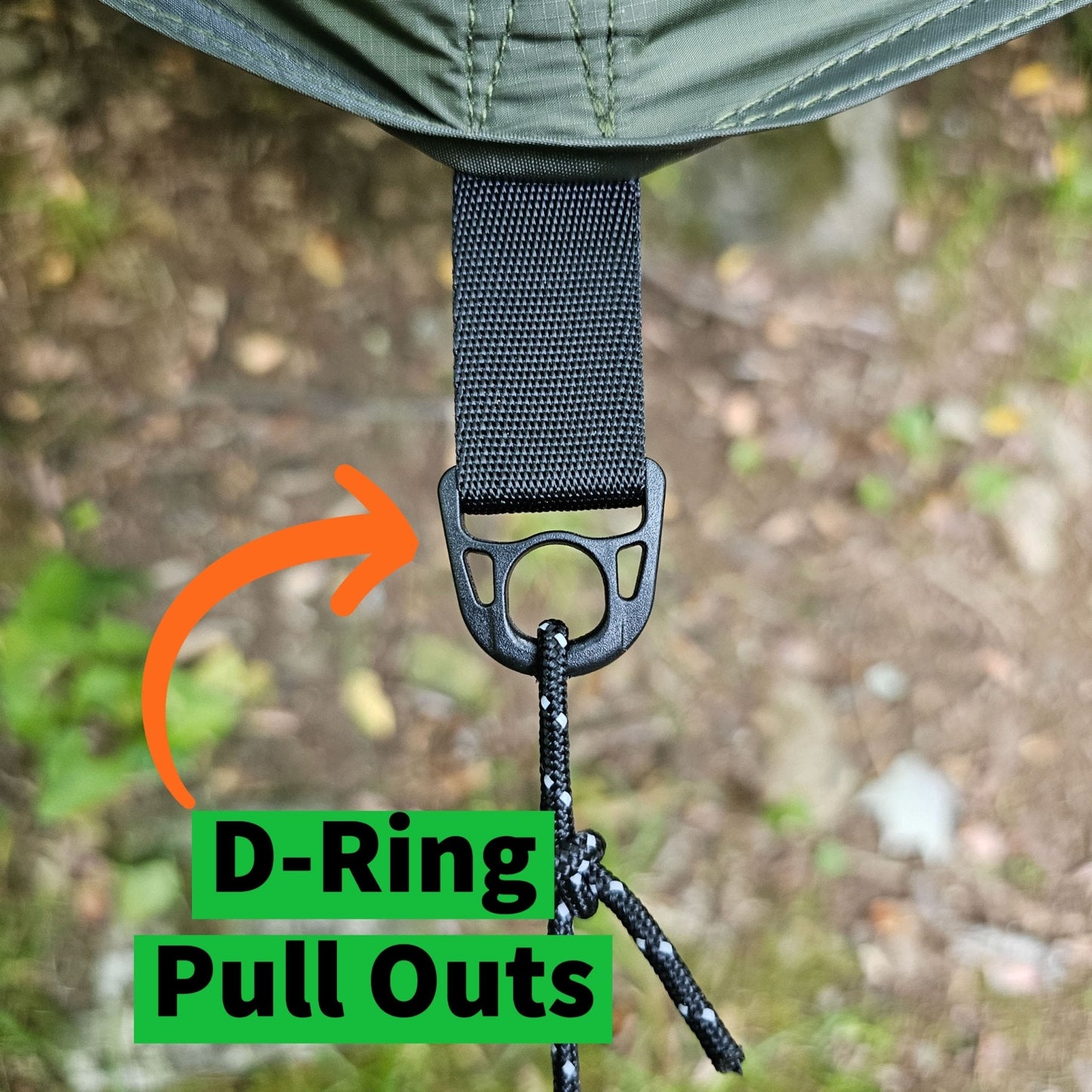 Hideaway Tarp – 12' Hammock Rain Tarp (AMERICAN)