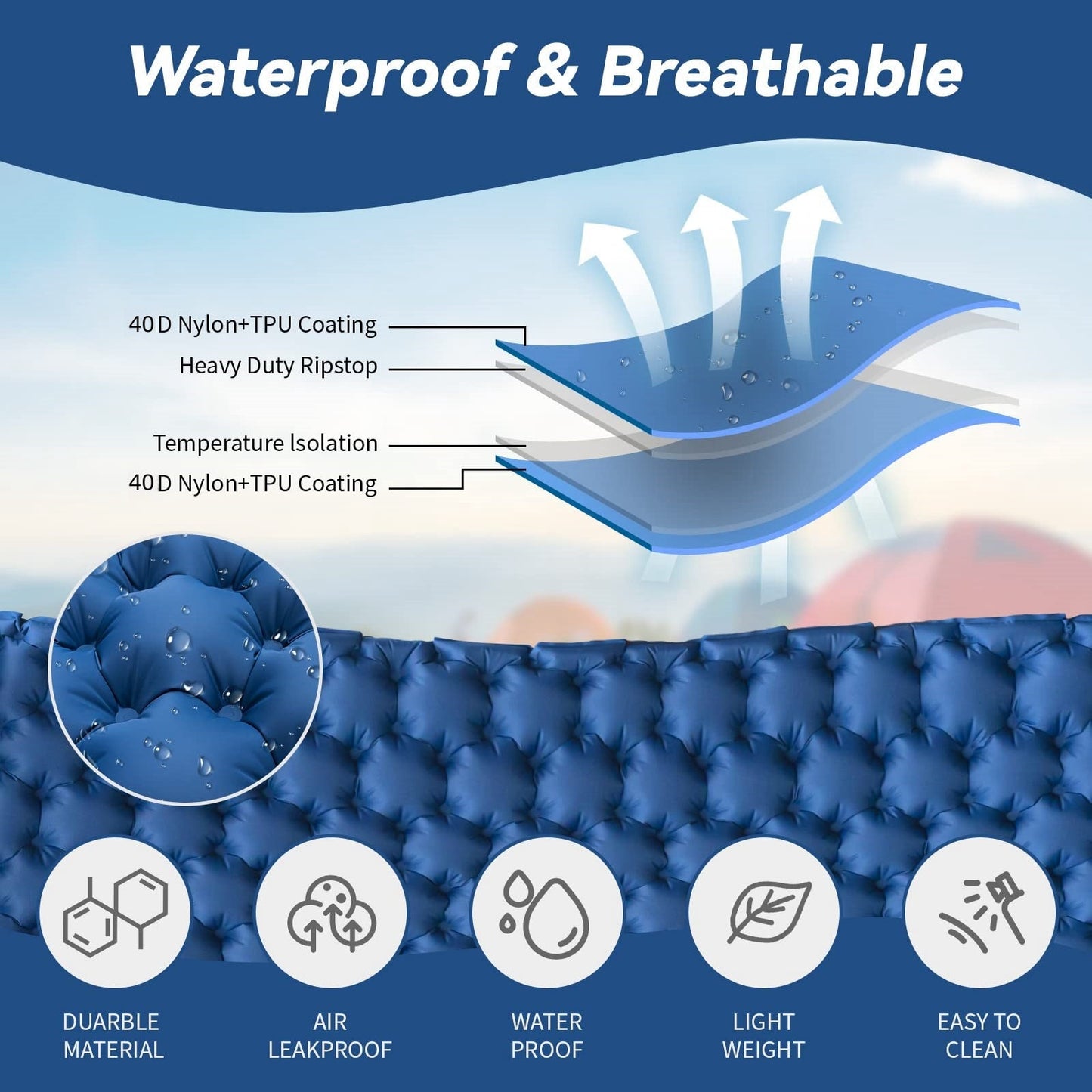 Mattress Pad-Inflatable by Sky View (AMERICAN)