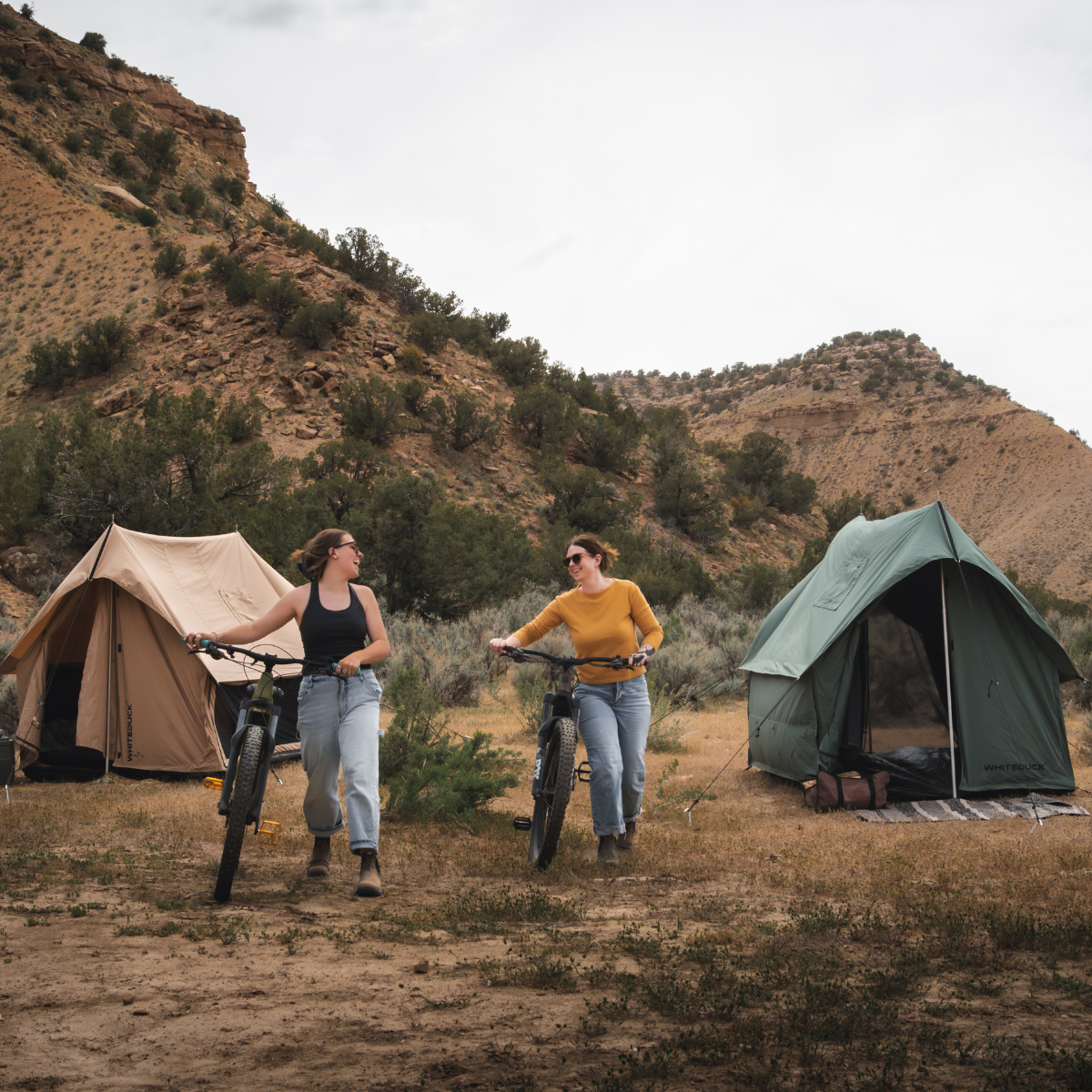 TENTS: 6x8 Rover Scout Tent - Compact Canvas Camping Tent