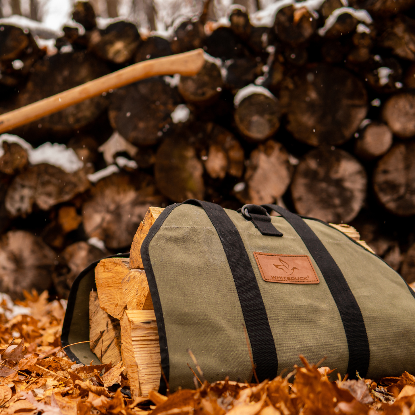 Firewood Log Carrier-Boat Shape-Canvas