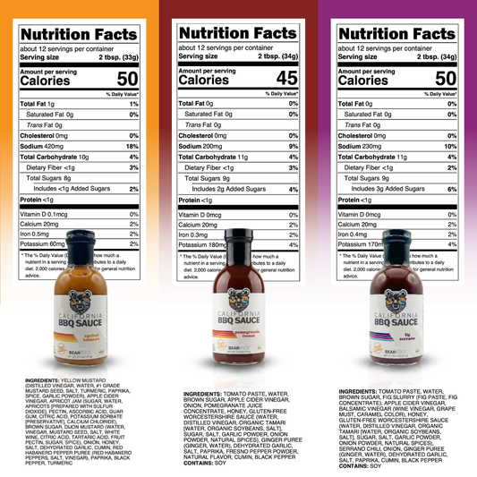 BBQ Sauce Variety 3-Pack – by BearFoot