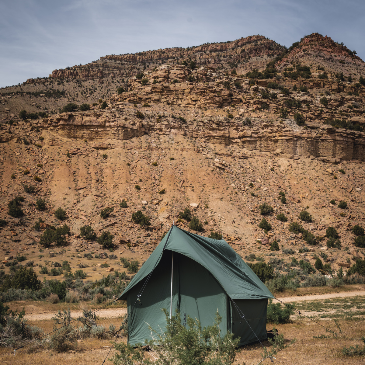 TENTS: 6x8 Rover Scout Tent - Compact Canvas Camping Tent