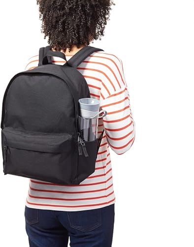 Backpack Classic (Black) by Amazon Basics