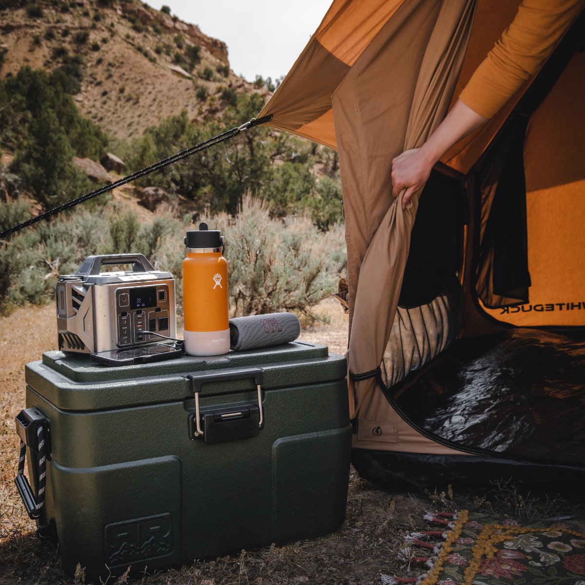 TENTS: 6x8 Rover Scout Tent - Compact Canvas Camping Tent