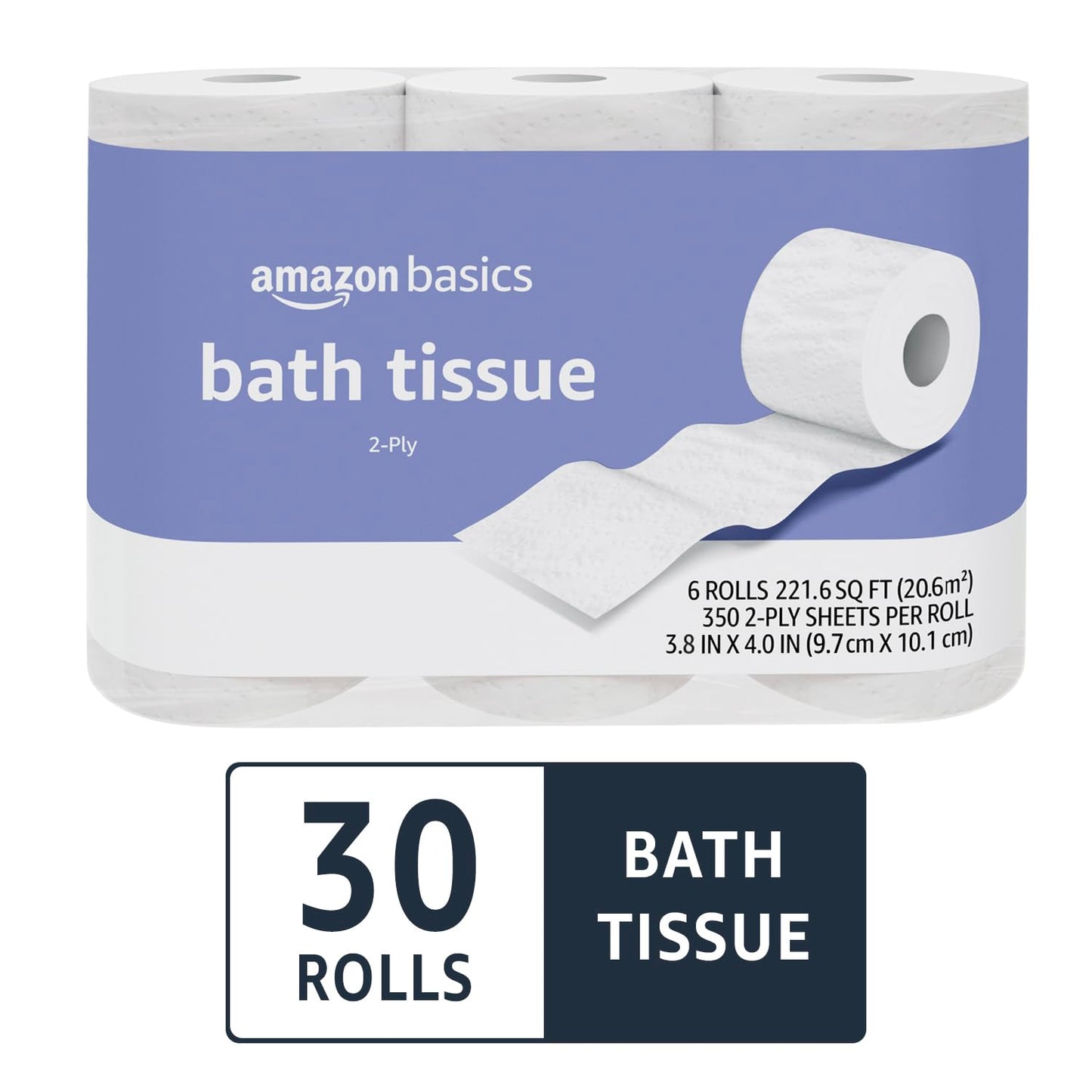 Amazon's Unscented 2-Ply Toilet Paper, Septic Safe (AMERICAN)