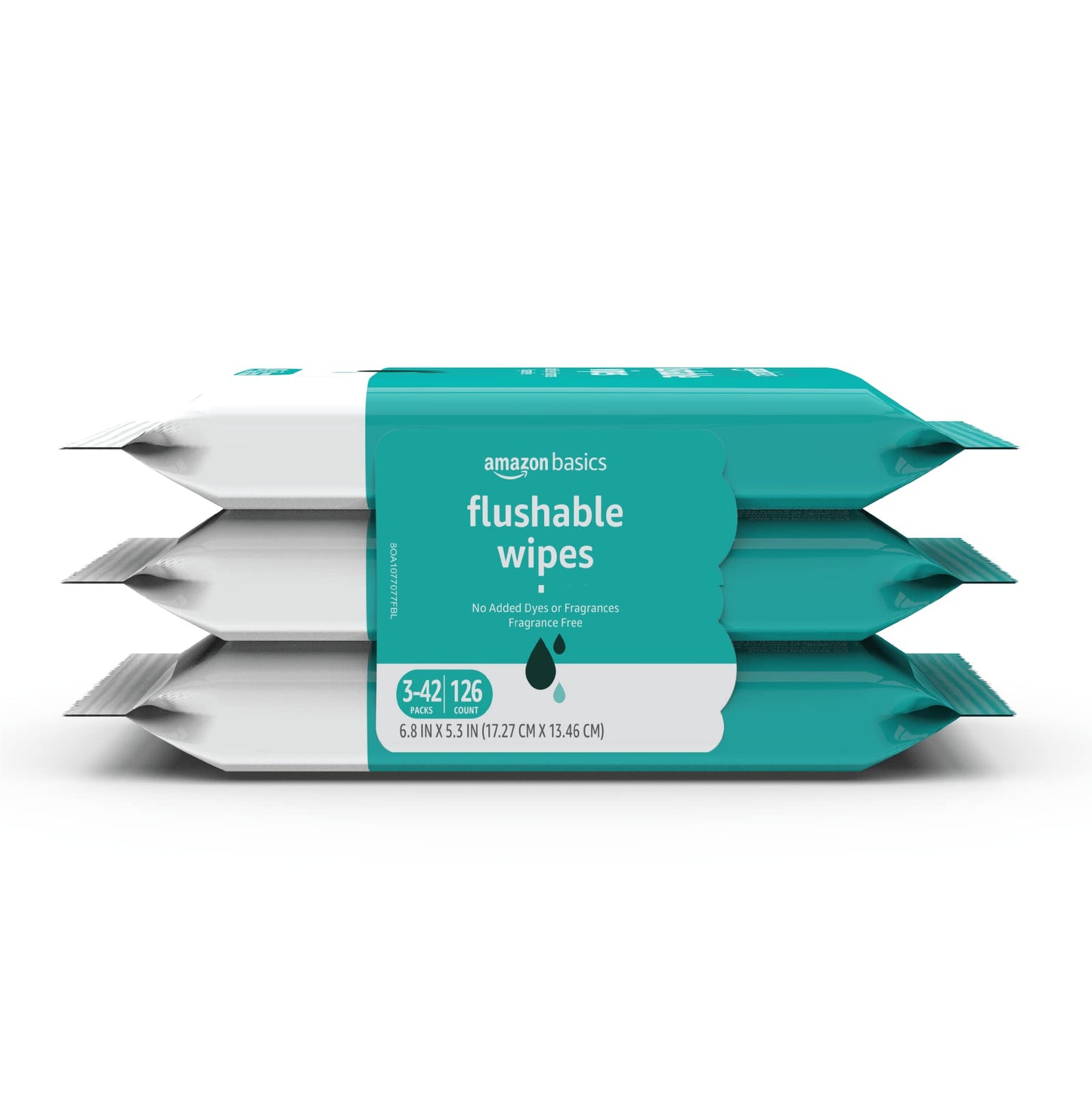 Amazon's Flushable Adult Toilet Wipes, Fragrance Free