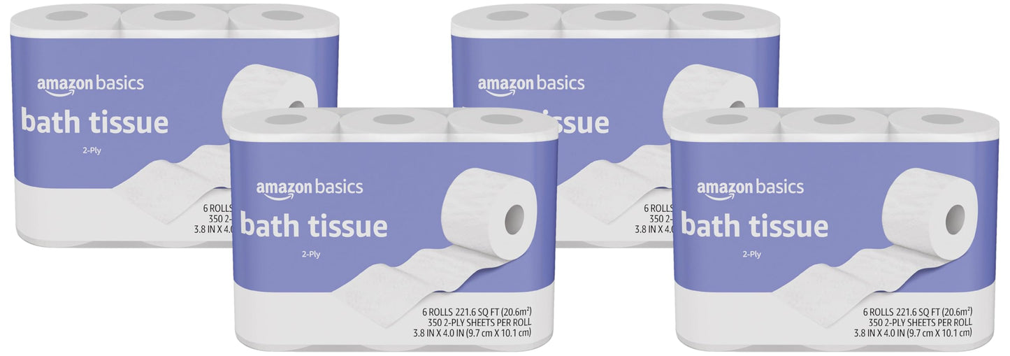 Amazon's Unscented 2-Ply Toilet Paper, Septic Safe (AMERICAN)