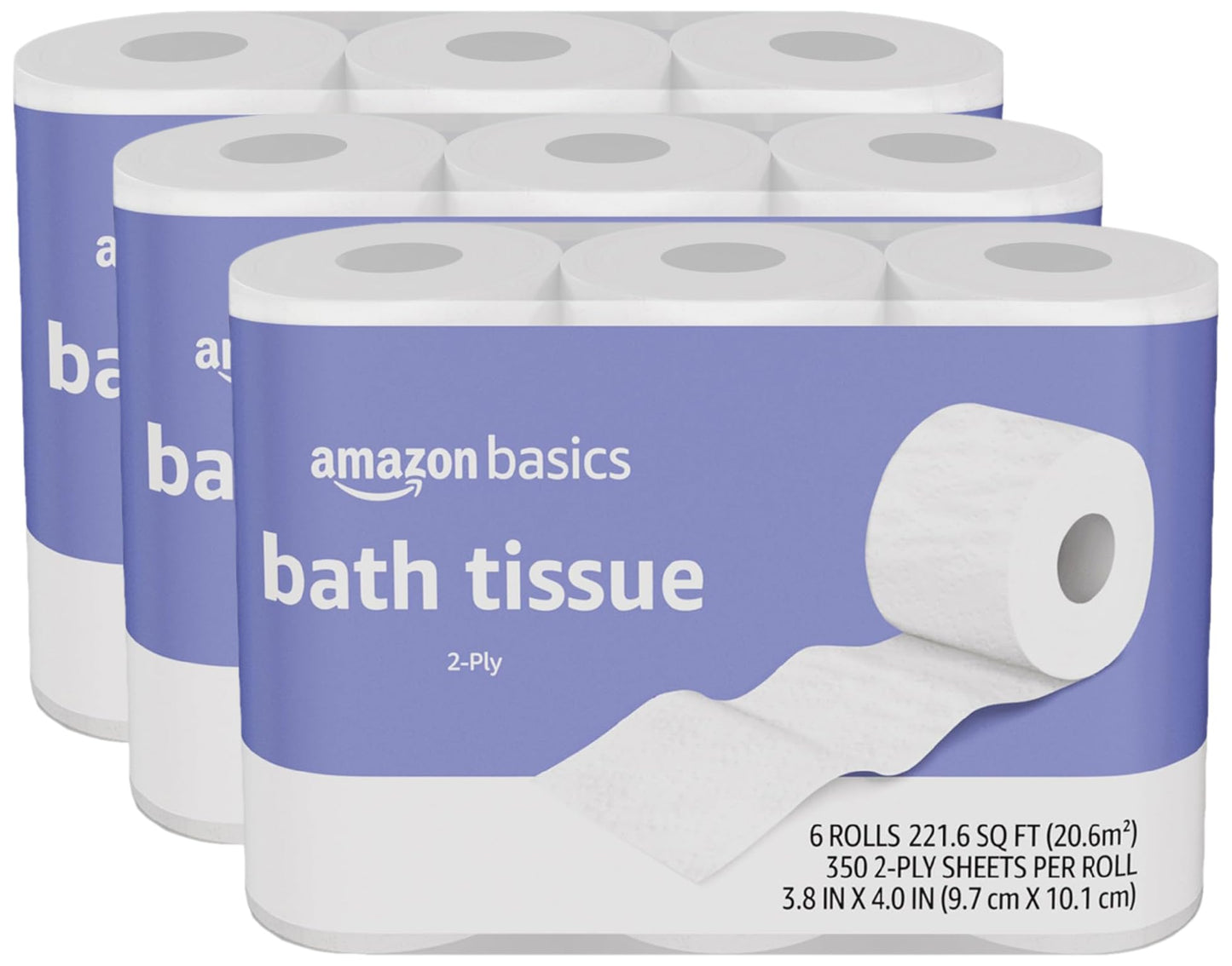 Amazon's Unscented 2-Ply Toilet Paper, Septic Safe (AMERICAN)