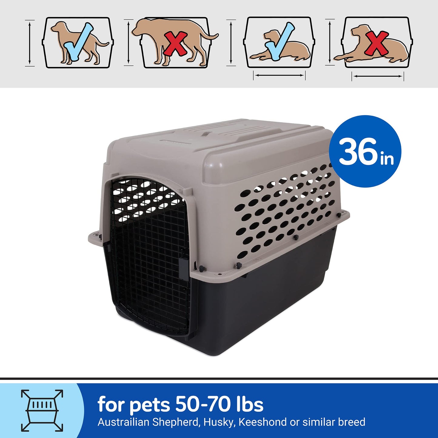 Dog Kennel (Portable (Vari), by Petmate (AMERICAN)