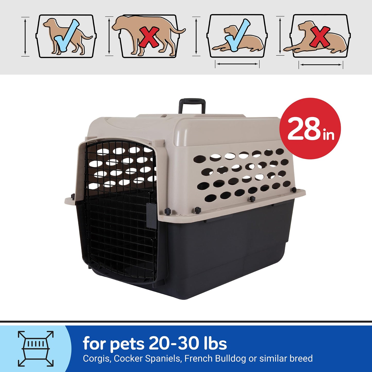 Dog Kennel (Portable (Vari), by Petmate (AMERICAN)