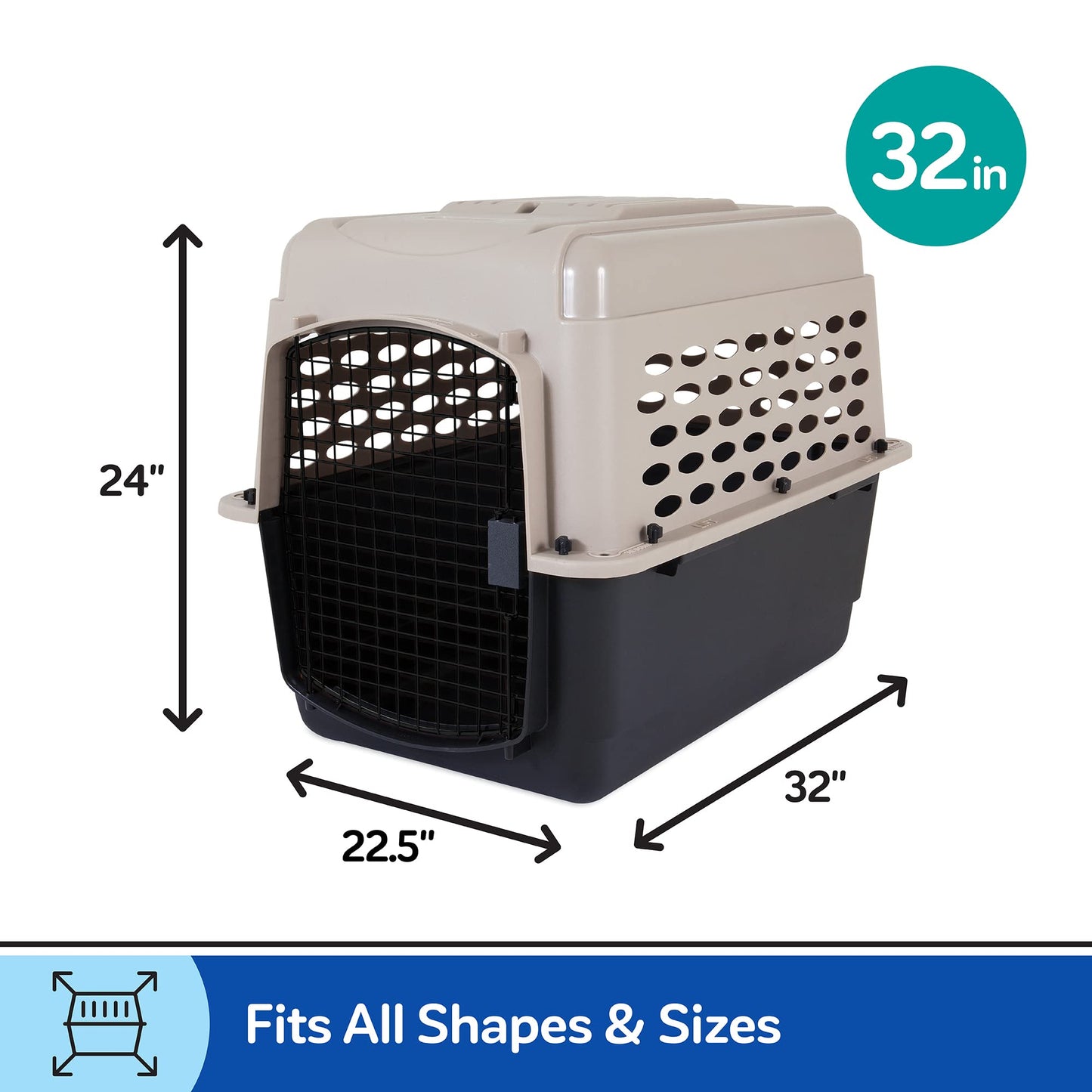 Dog Kennel (Portable (Vari), by Petmate (AMERICAN)