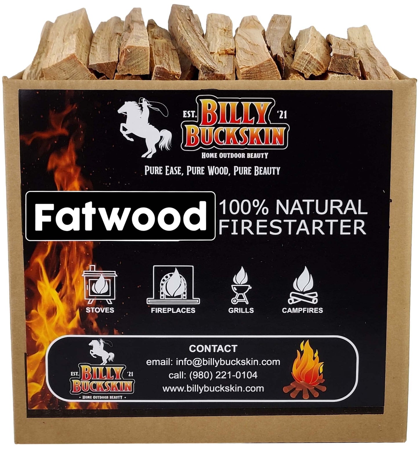 Fire Starter Sticks (Fatwood) by Billy Buckskin (AMERICAN)