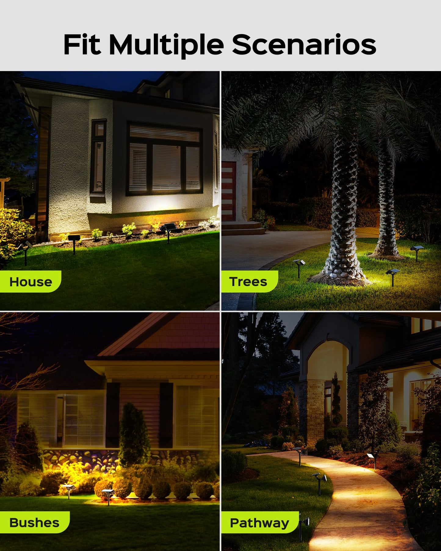 Solar Spotlights (84-LED) (Outdoor) by JACKYLED (AMERICAN)