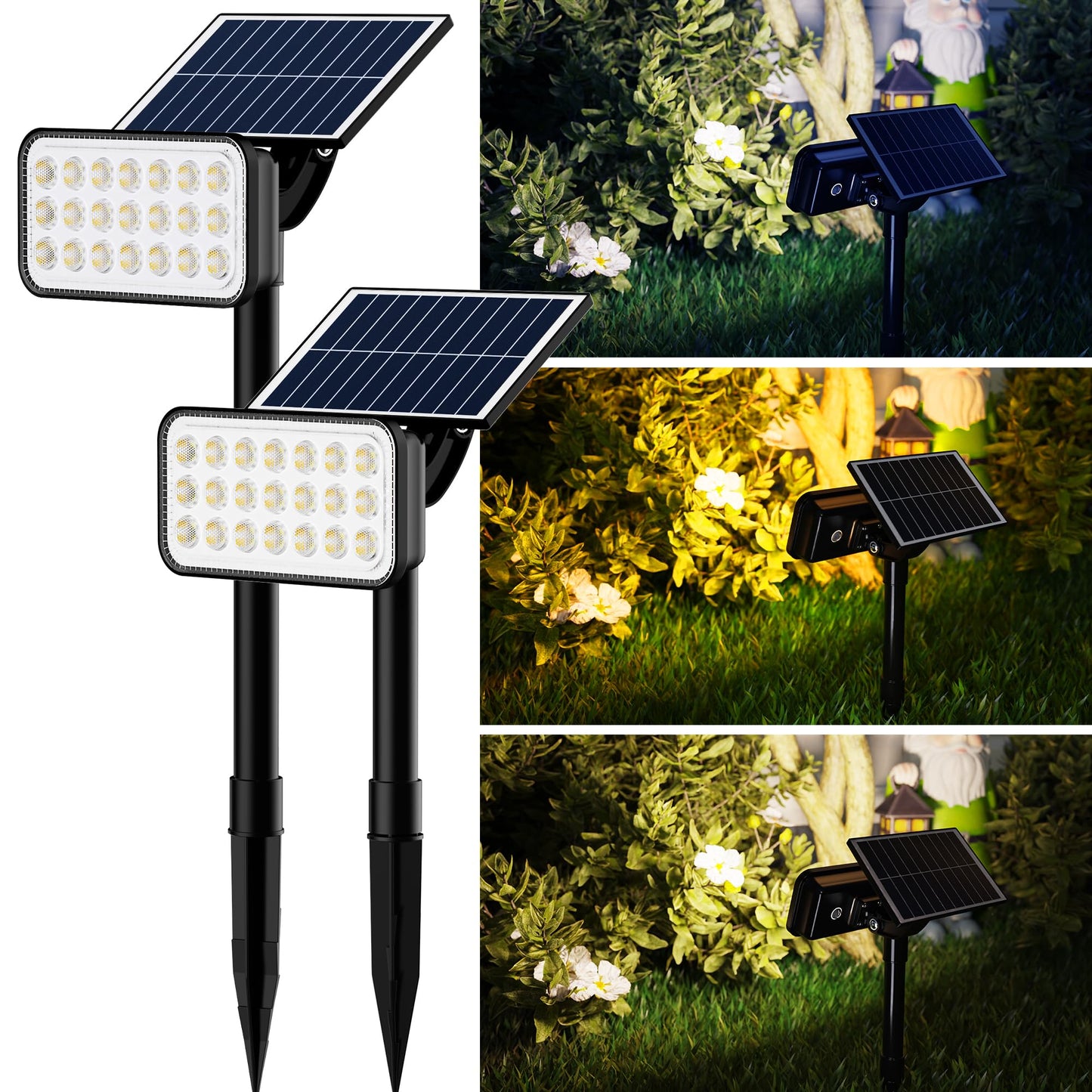 Solar Spotlights (84-LED) (Outdoor) by JACKYLED (AMERICAN)