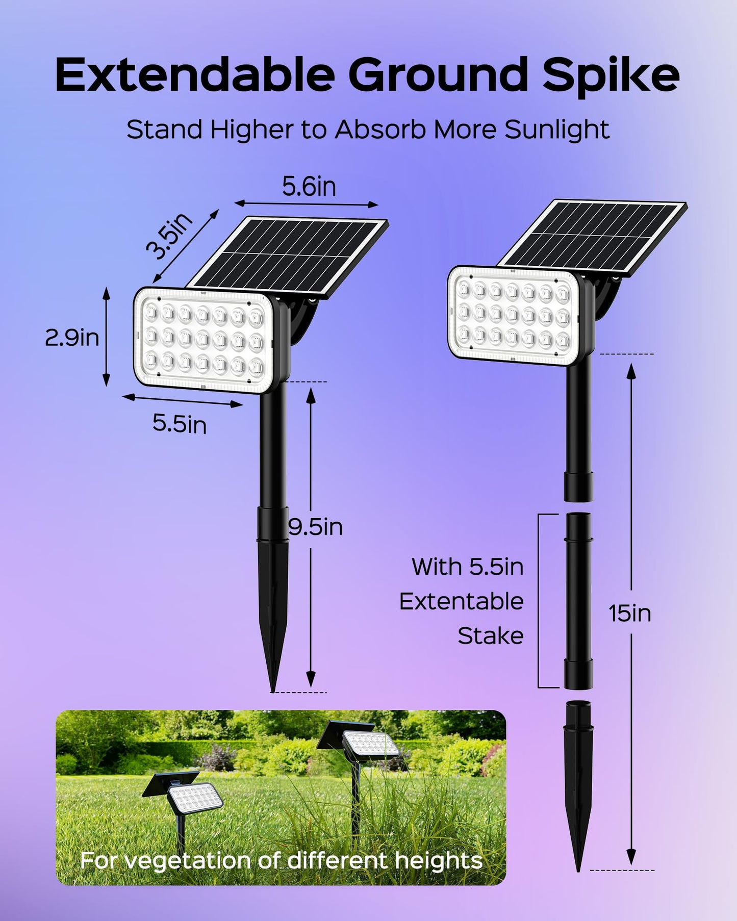 Solar Spotlights (84-LED) (Outdoor) by JACKYLED (AMERICAN)