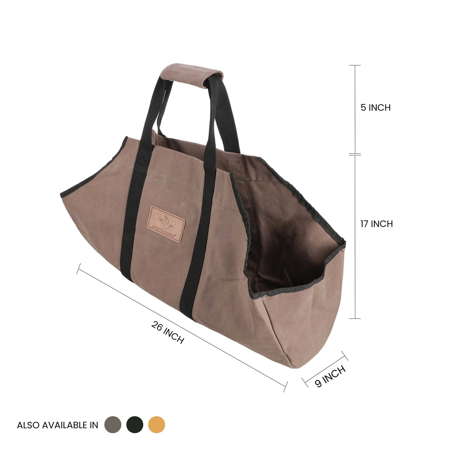 Firewood Log Carrier-Boat Shape-Canvas