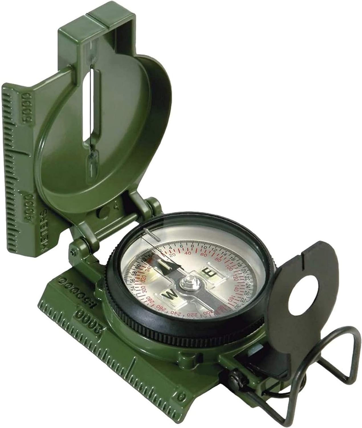 U.S. MILITARY ISSUE COMPASS AMERICAN MADE GREEN WATERPROOF
