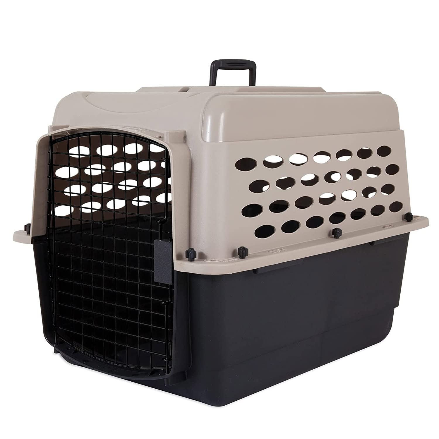 Portable Dog Kennel USA Made Grey/Lt. Grey