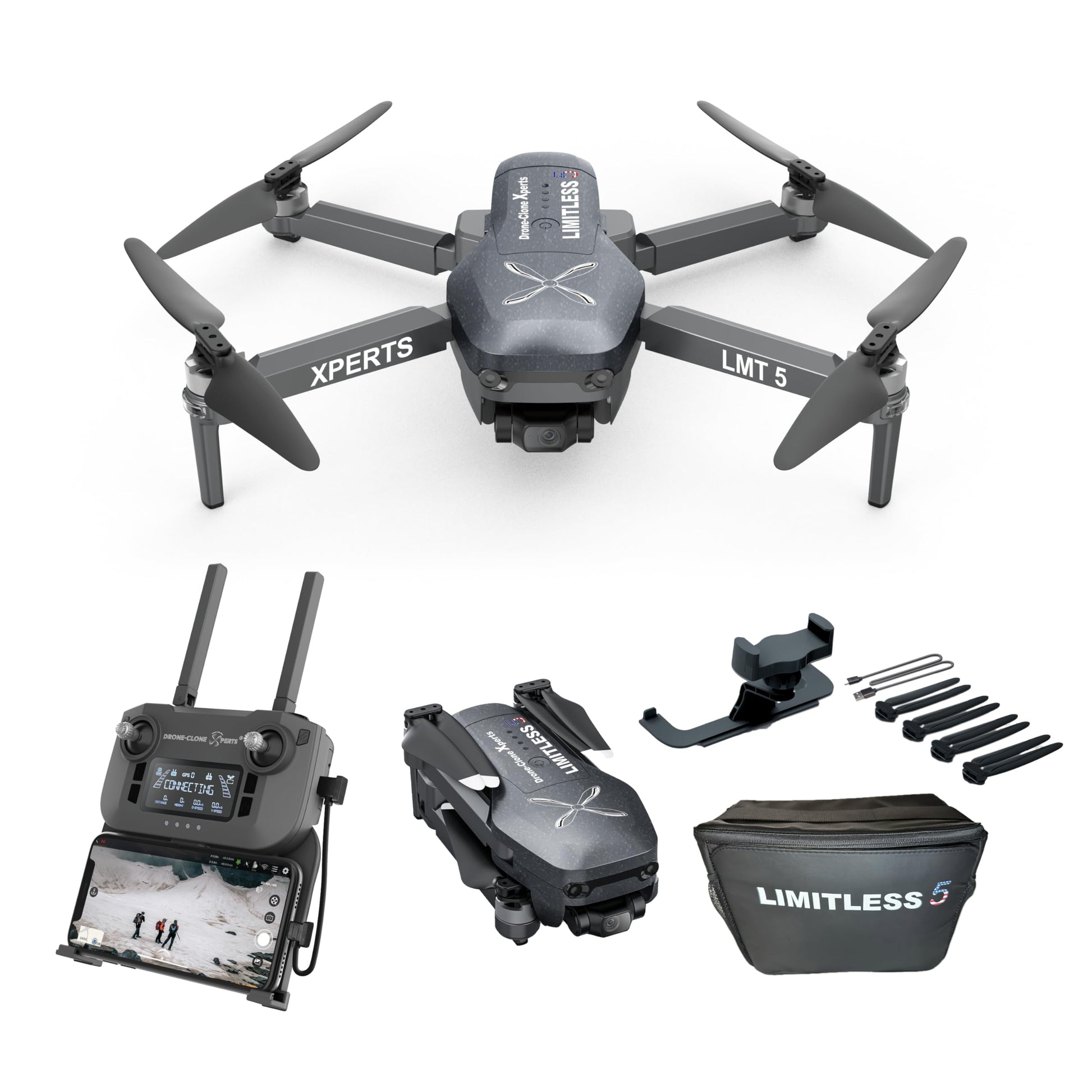 DRONE 3 MILE RANGE TO HOME DARK GREY MADE IN USA $600