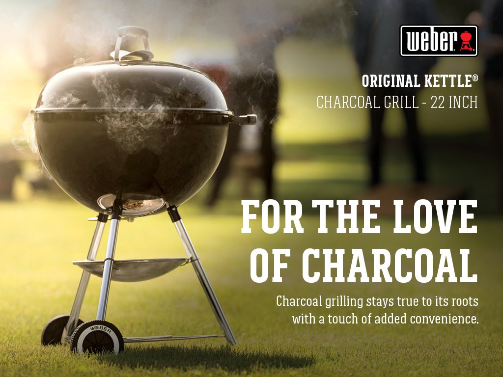 Grill (Gualach) Citeal Bunaidh 22-orlach le Weber (Meiriceánach) 