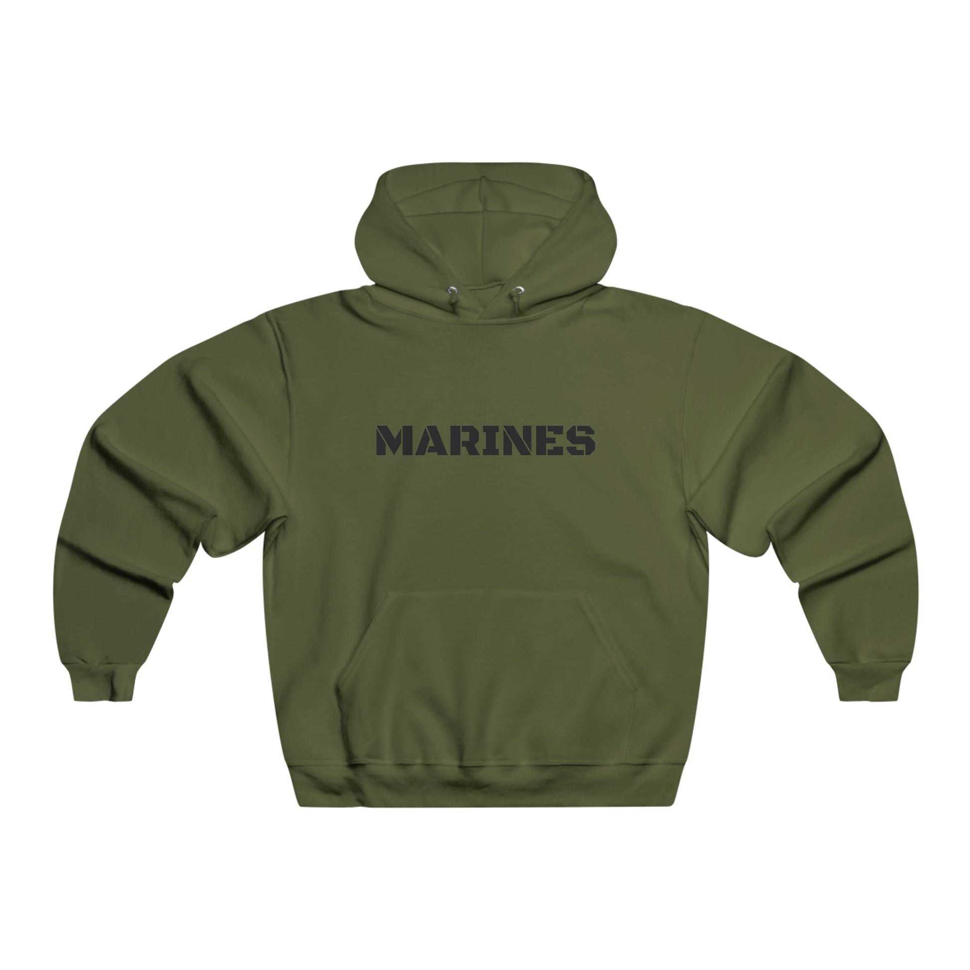 COLOR: GREEN  It’s made with a 50/50 blend of cotton and polyester. It sports a sizable front pouch pocket.