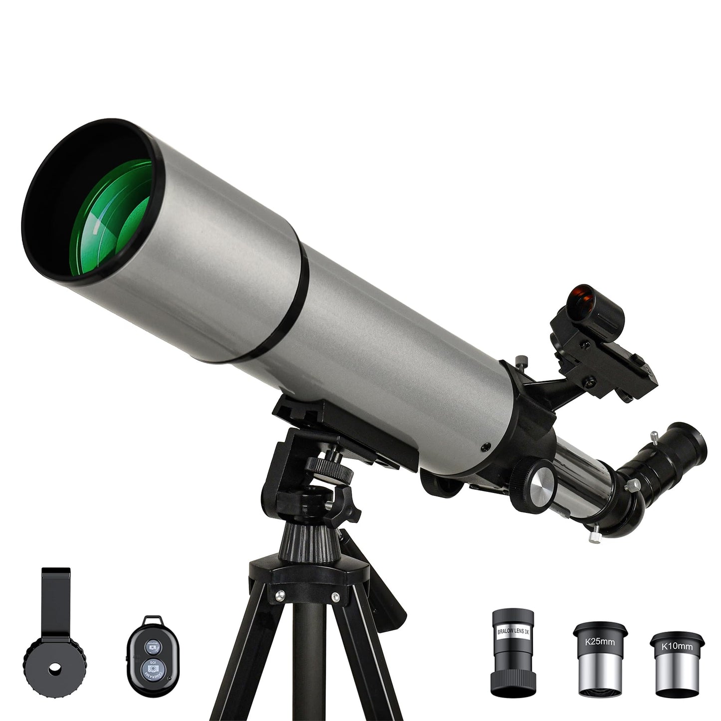  It uses two high-transmission, low-dispersion glass for sharp &amp; colorful images. 