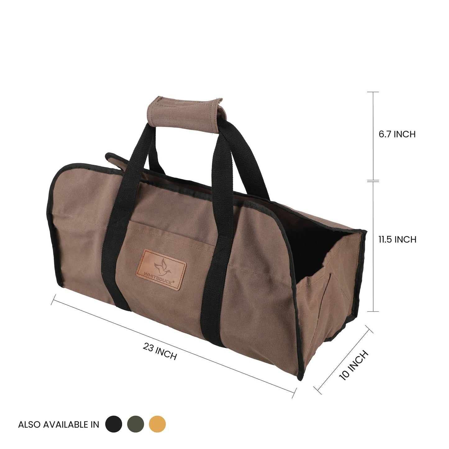 Firewood Log Carriers-Canvas-Tote Shape