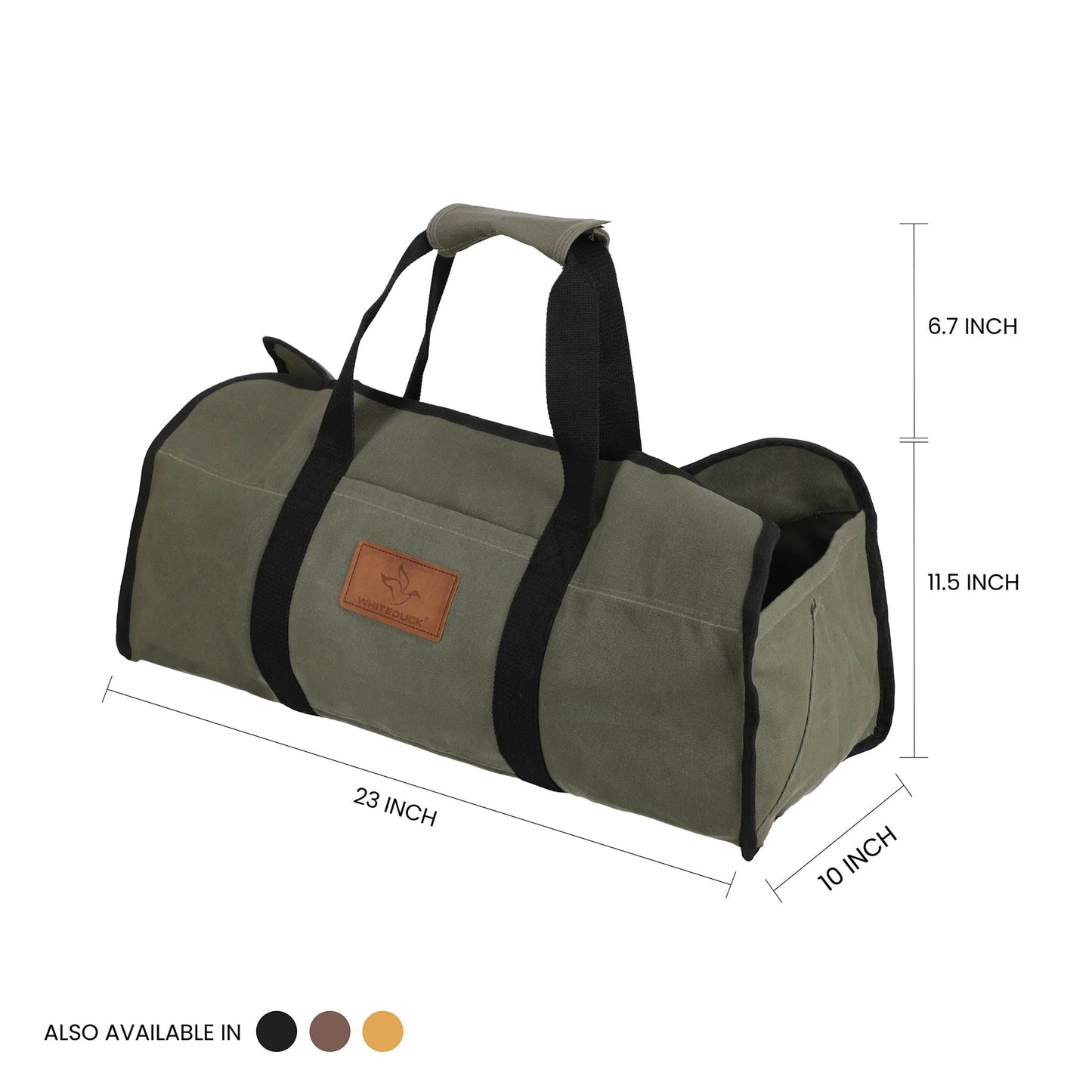 Firewood Log Carriers-Canvas-Tote Shape