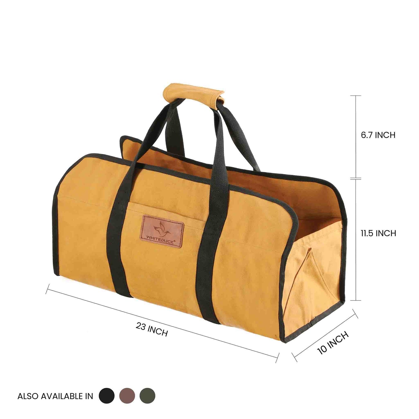 Firewood Log Carriers-Canvas-Tote Shape