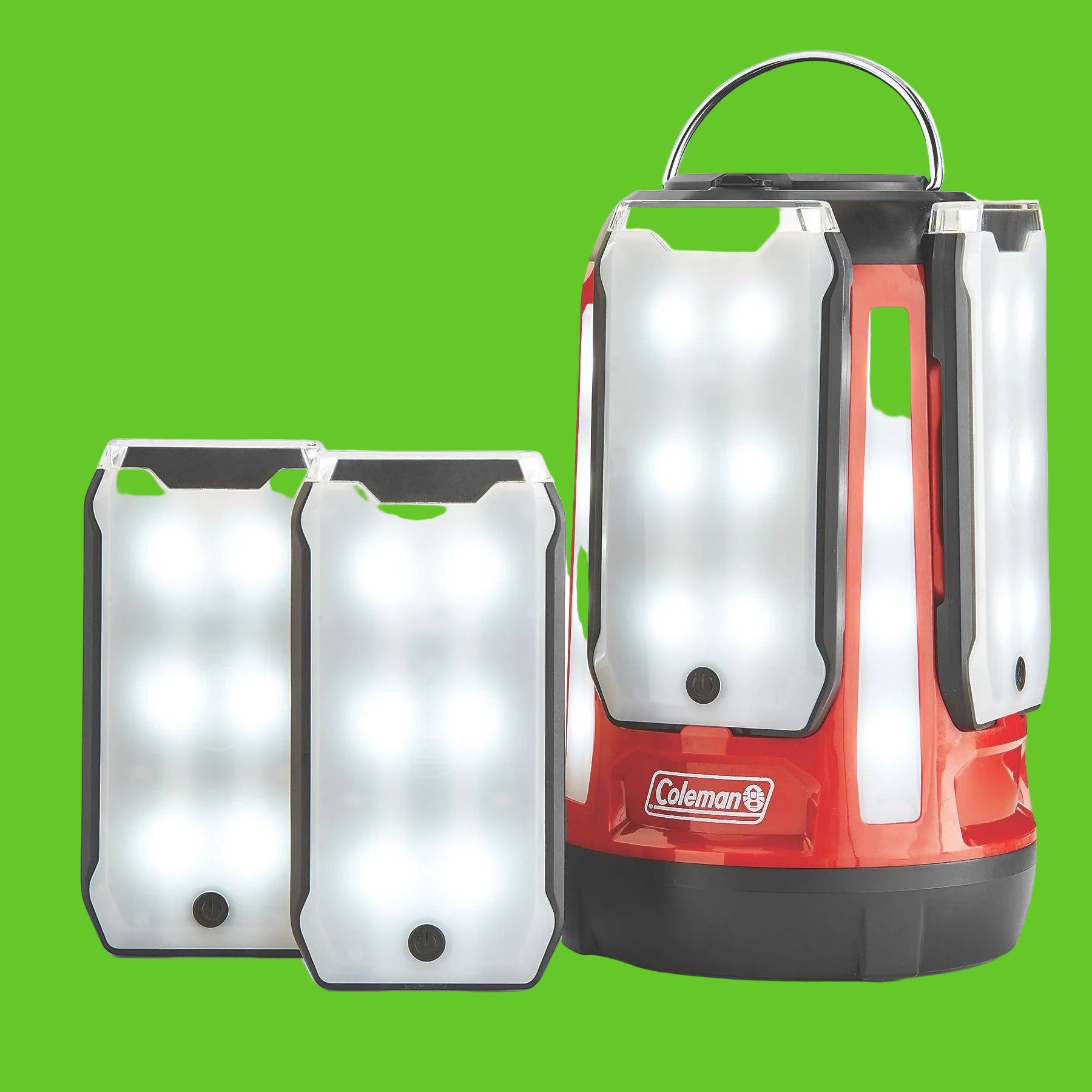 Coleman Quad Pro 800L LED Panel Lantern – 4 Detachable Panels