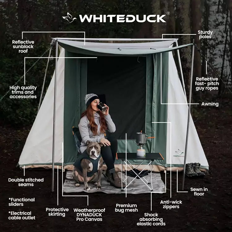 Tents: 7'x9' Prota Canvas Cabin Tent, Deluxe
