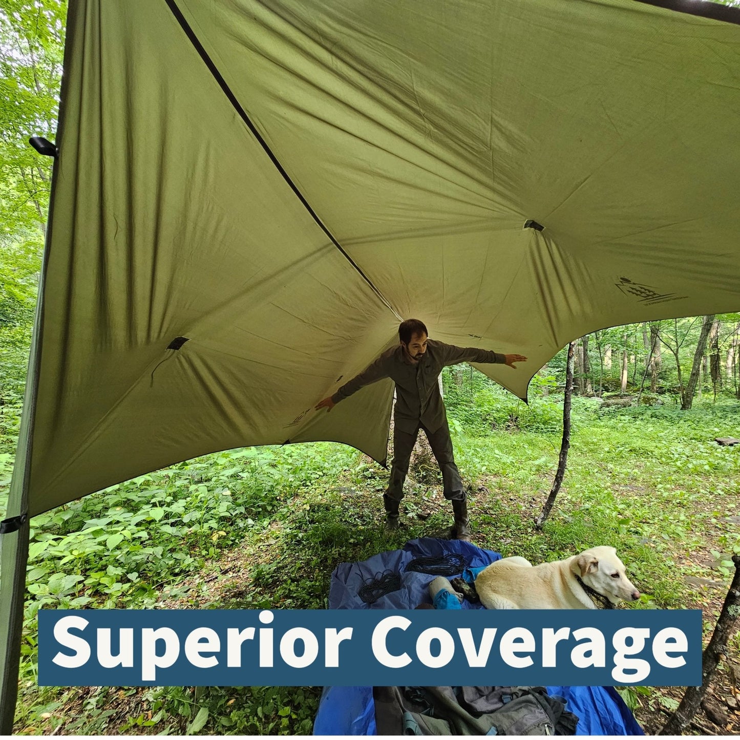 Hideaway Tarp – 12' Hammock Rain Tarp (AMERICAN)