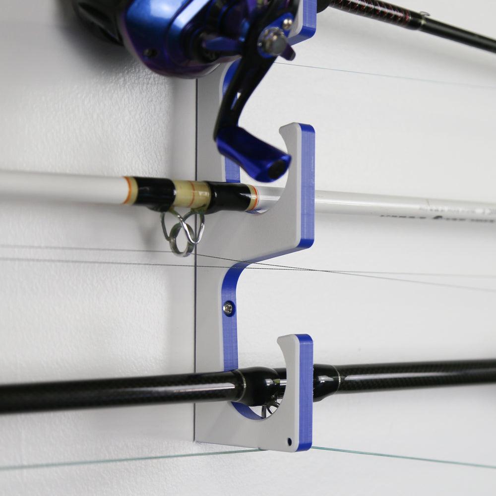 Fishing Rod Wall Rack Premium | Marine HDPE | Wall, Ceiling & Boat Mount | TRAPSKI