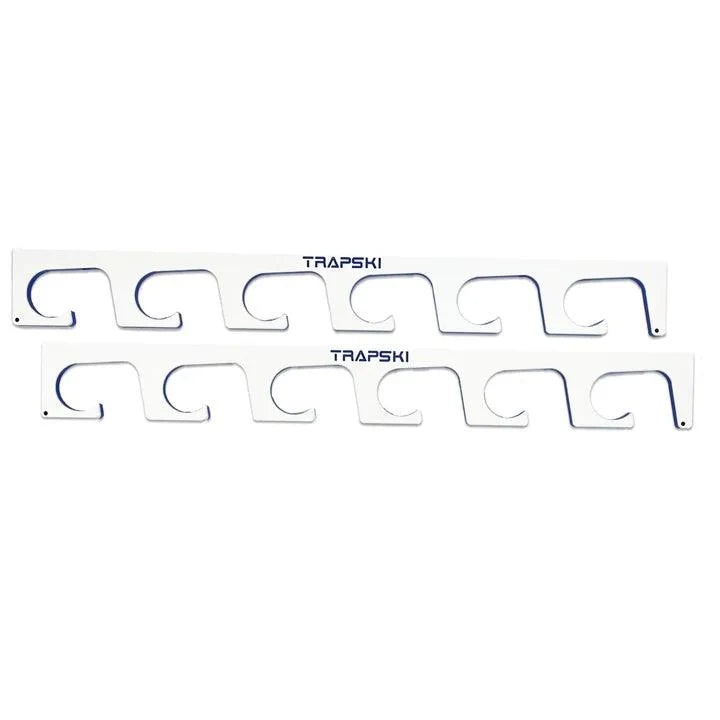 Fishing Rod Wall Rack Premium | Marine HDPE | Wall, Ceiling & Boat Mount | TRAPSKI